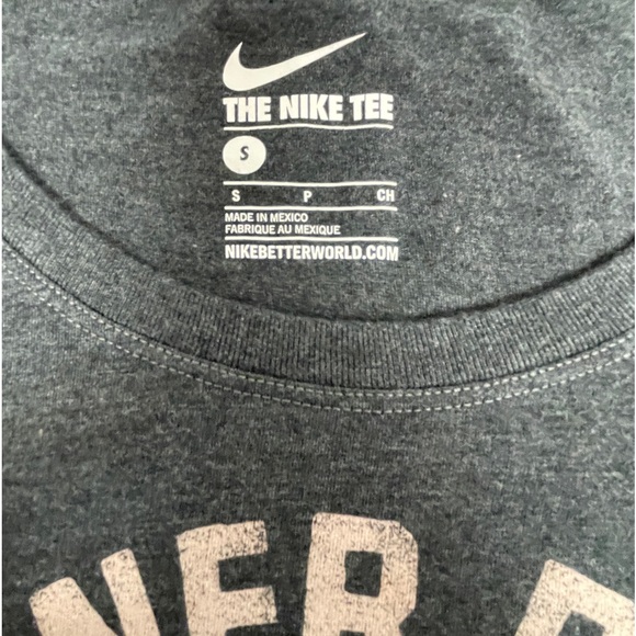 Nike NCAA Oklahoma “Sooner Born Sooner Bred” Scoop Neck Tee Women’s Small Gray - Picture 5 of 7